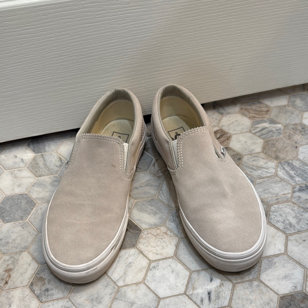 Vans Women's Tan Slip-On Shoes